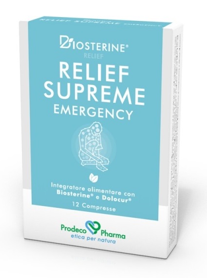 BIOSTERINE RELIEF SUPREME EMERGENCY 12 COMPRESSE - doctorpill.it
