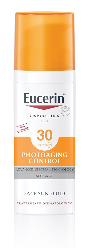 EUCERIN SUN PROTECTION SPF 30 PHOTOAGING CONTROL FACE SUN FLUID ANTI AGE 50 ML - doctorpill.it