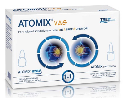 ATOMIX VAS KIT PER IGIENE FUNZIONALE DELLE VIE AEREE SUPERIORI ATOMIC WAVE + SPRAY - doctorpill.it