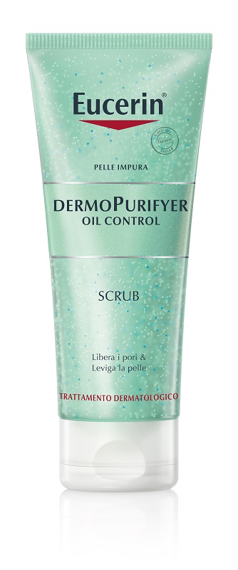 EUCERIN PELLE IMPURA DERMOPURIFYER OIL CONTROL SCRUB 100 ML - doctorpill.it