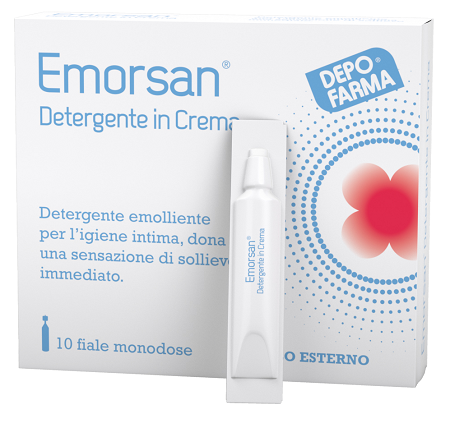 EMORSAN DETERGENTE IN CREMA 10 FIALE MONODOSE DA 3,5 ML - doctorpill.it