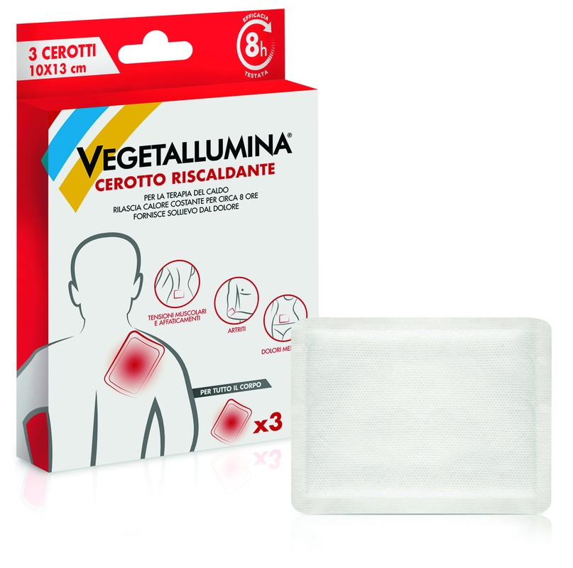 VEGETALLUMINA CEROTTO RISCALDANTE 3 PEZZI - doctorpill.it