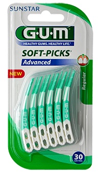 GUM SOFTPICKS ADVANCE SCOVOLINO LARGE GOMMA 30 PEZZI - doctorpill.it