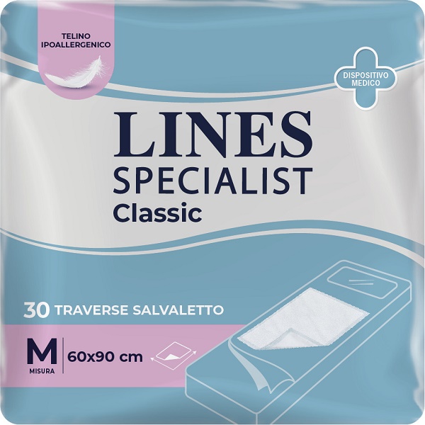 TRAVERSA ASSORBENTE LINES SPECIALIST CLASSIC MISURA 60X90 CM 30 PEZZI - doctorpill.it
