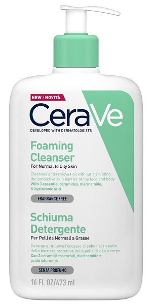 CERAVE SCHIUMA DETERGENTE VISO 473 ML - doctorpill.it