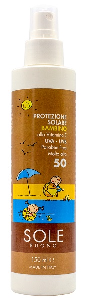 SOLE BUONO PROTEZIONE SOLARE MOLTO ALTA PER BAMBINO 150 ML - doctorpill.it