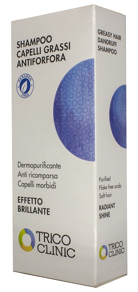 TRICO CLINIC SHAMPOO CAPELLI GRASSI ANTIFORFORA EFFETTO BRILLANTE 200 ML - doctorpill.it