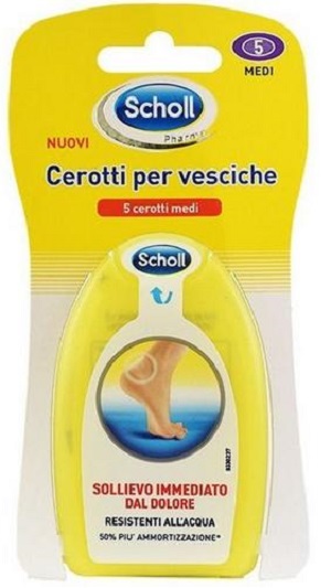 SCHOLL CEROTTI PER VESCICHE MEDIO 5 PEZZI - doctorpill.it