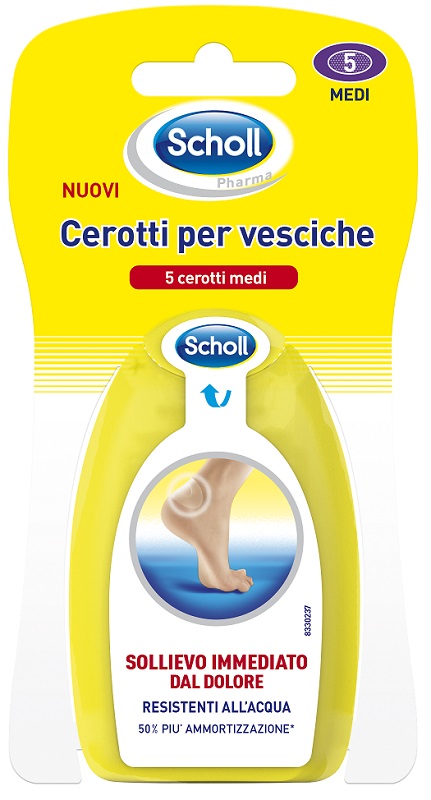 SCHOLL CEROTTI PER VESCICHE MEDIO DITA DEI PIEDI 6 PEZZI - doctorpill.it