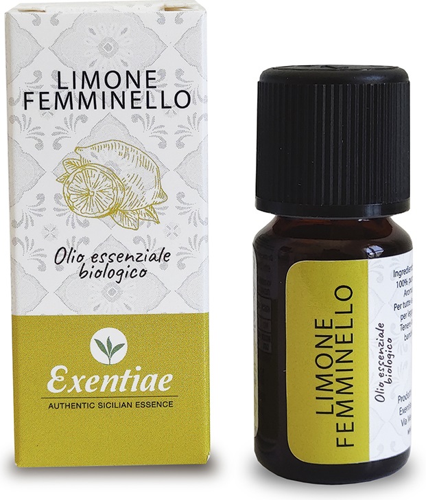 EXENTIAE OLIO ESSENZIALE LIMONE FEMMINELLO SICILIA BIO 10 ML - doctorpill.it