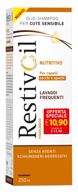 RESTIVOIL NUTRITIVO PER CAPELLI SECCHI E OPACHI LAVAGGI FREQUENTI OFFERTA SPECIALE 250 ML - doctorpill.it