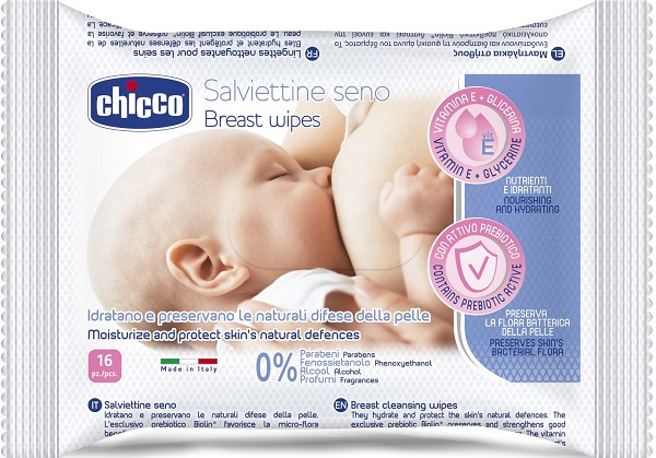 CHICCO SALVIETTE DETERGENTI PER IL SENO 16 PEZZI - doctorpill.it