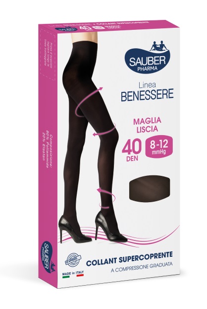 COLLANT SUPERCOPRENTE SAUBER 8-12MMHG NERO 3 - doctorpill.it