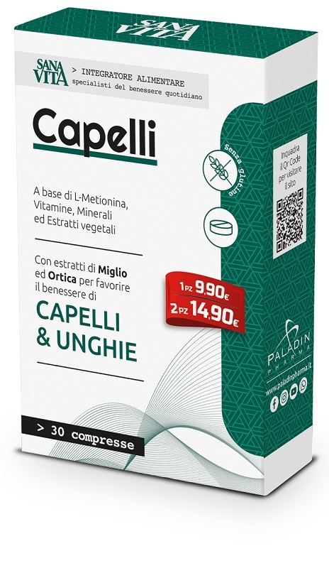 SANAVITA CAPELLI 30 COMPRESSE - doctorpill.it