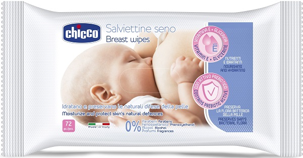 CHICCO SALVIETTE DETERGENTI PER IL SENO 72 PEZZI - doctorpill.it