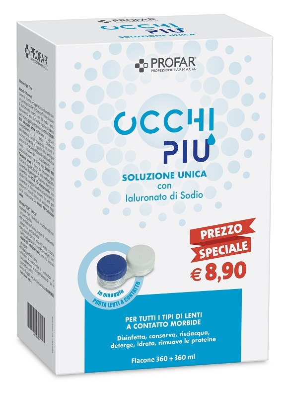 PROFAR OCCHIPIU' SOLUZIONE UNICA 2 FLACONI DA 360 ML CE - doctorpill.it