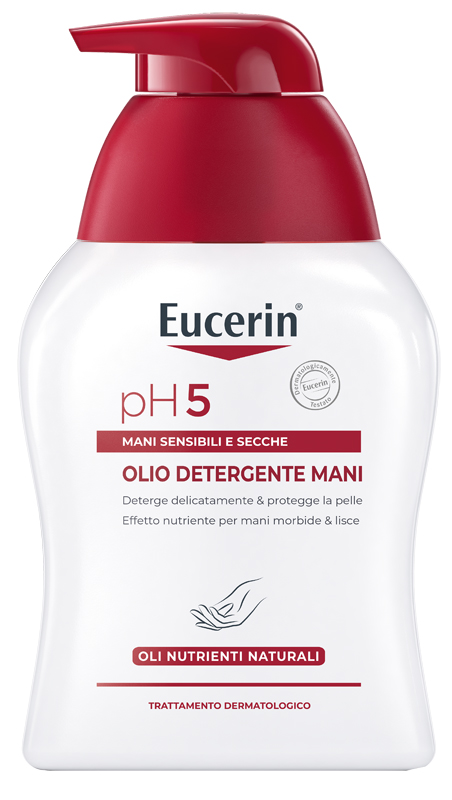 EUCERIN PH5 OLIO DETERGENTE MANI SECCHE E SCREPOLATE 250 ML - doctorpill.it