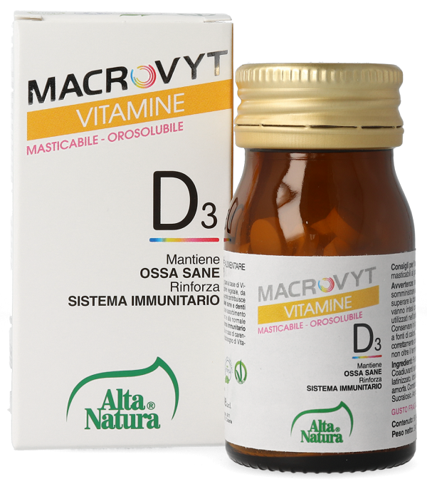 MACROVYT VITAMINA D3 VEG 60 COMPRESSE OROSOLUBILI - doctorpill.it