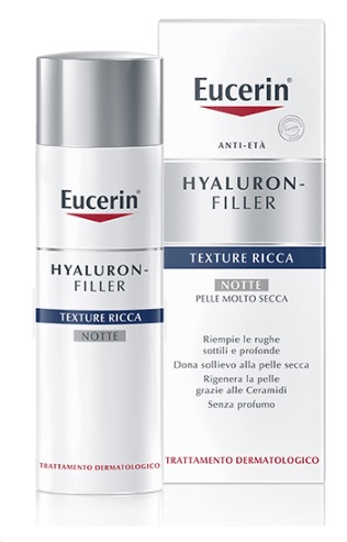 EUCERIN HYALURON+FILLER TEXTURE RICCA NOTTE 50 ML - doctorpill.it