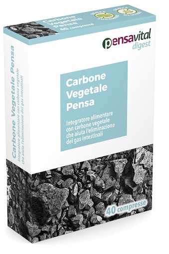 CARBONE VEGETALE PENSA 40 COMPRESSE - doctorpill.it