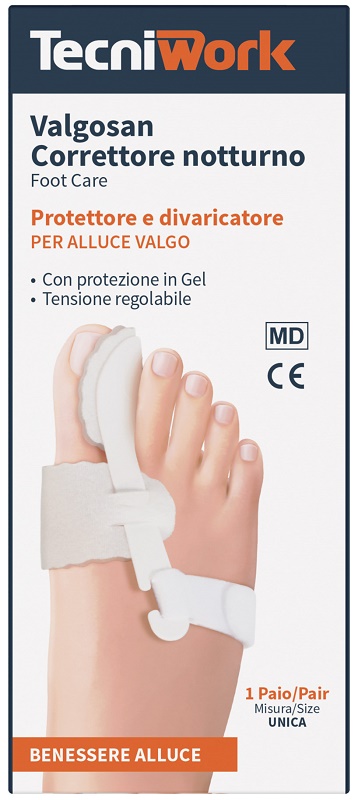 CORRETTORE NOTTURNO PER ALLUCE VALGO MISURA UNICA VALGOSAN 1 PAIO - doctorpill.it