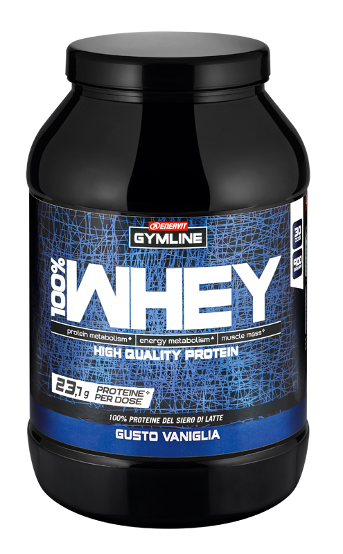 GYMLINE 100% WHEY CONCENTRATE VANIGLIA 900 G - doctorpill.it