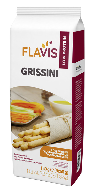 FLAVIS GRISSINI APROTEICI 3 PORZIONI DA 50 G - doctorpill.it