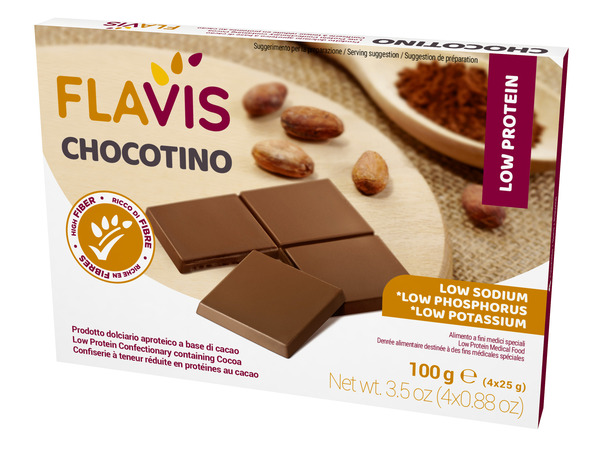 FLAVIS CHOCOTINO 4 PORZIONI DA 25 G - doctorpill.it