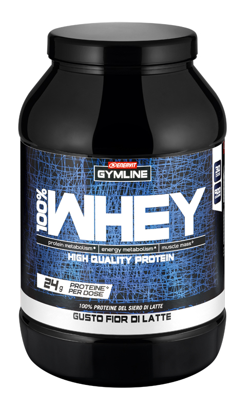 GYMLINE 100% WHEY CONCENTRATE LATTE 900 G - doctorpill.it