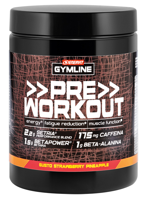 GYMLINE PRE WORKOUT STRAWBERRY PINEAPPLE 313 G - doctorpill.it