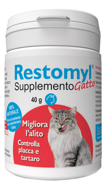 RESTOMYL SUPPLEMENTO GATTO FLACONCINO 40 G - doctorpill.it