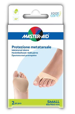 PROTEZIONE IN GEL E TESSUTO  MASTER-AID FOOTCARE PER METATARSO SMALL 2 PEZZI G2 - doctorpill.it