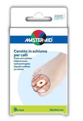 CEROTTO CALLI MASTER-AID FOOTCARE IN SCHIUMA PU 3 MM 9 PEZZI B9 - doctorpill.it