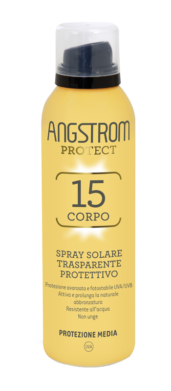 ANGSTROM PROTECT 15 CORPO SPRAY SOLARE TRASPARENTE 150 ML - doctorpill.it