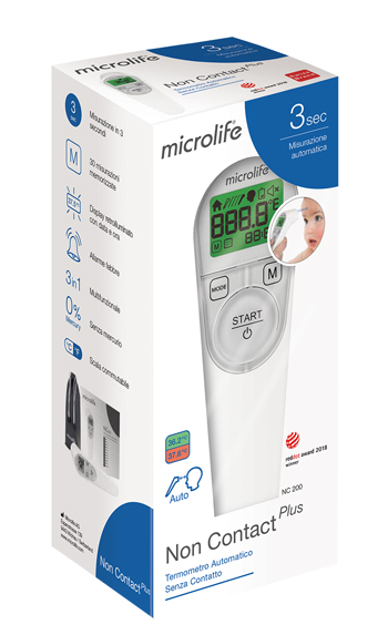 TERMOMETRO FRONTALE MICROLIFE NO CONTACT PLUS NC200 - doctorpill.it