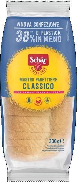 SCHAR CLASSICO DEL MASTRO PANETTIERE PANE BIANCO SENZA LATTOSIO 330 G - doctorpill.it