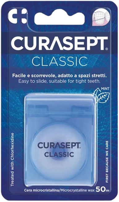CURASEPT FLOSS CLASSIC CERATO CLOREXIDINA - doctorpill.it