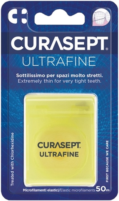 CURASEPT ULTRAFINE FILO INTERDENTALE NON CERATO CLOREXIDINA - doctorpill.it