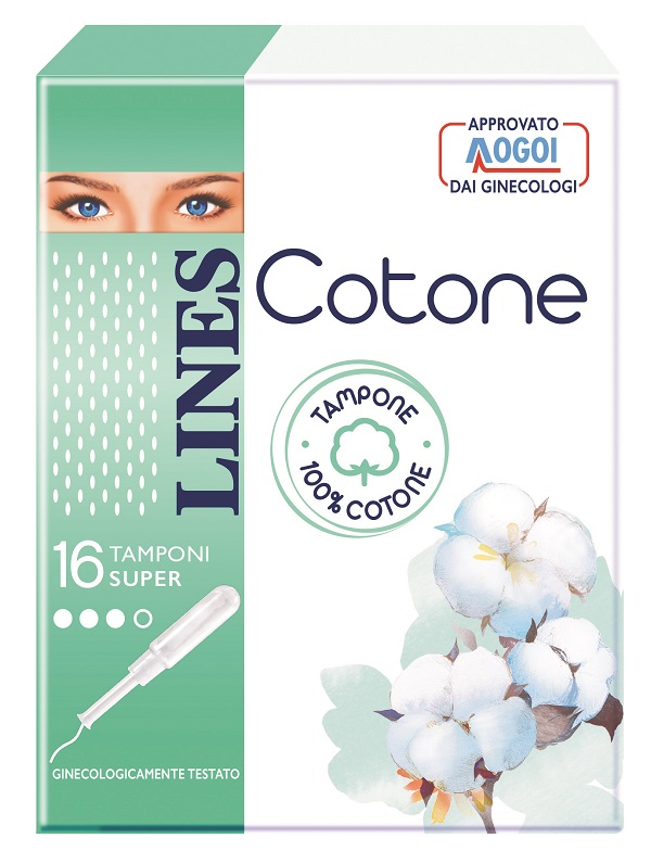 LINES COTONE TAMPONE SUPER 16 PEZZI - doctorpill.it