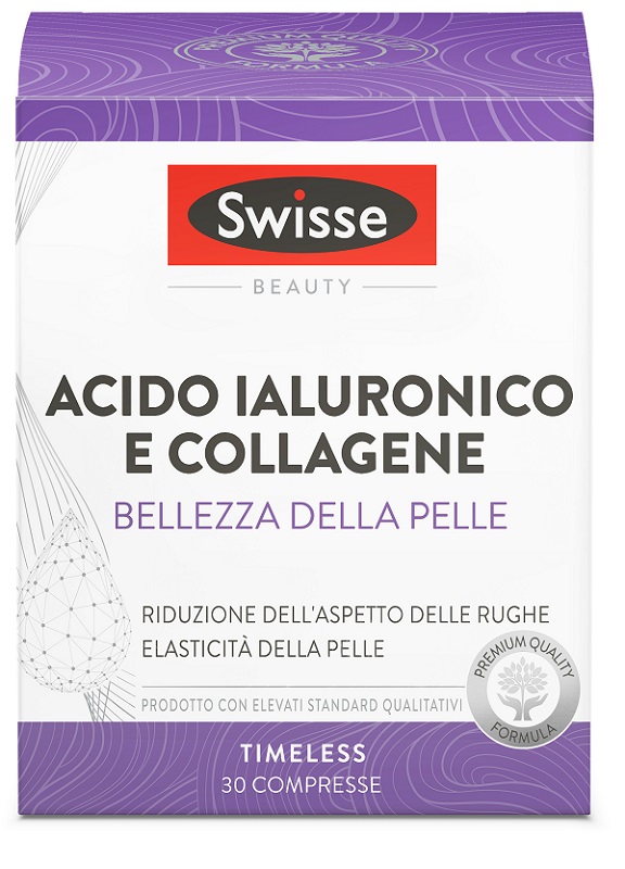 SWISSE ACIDO IALURONICO COLLAGENE BELLEZZA DELLA PELLE 30 COMPRESSE - doctorpill.it