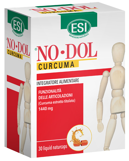ESI NO DOL CURCUMA 30 NATURCAPS LIQUID - doctorpill.it