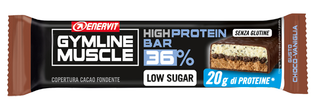 GYMLINE 20 G PROTEINBAR CHOCO/VANIGLIA 55 G - doctorpill.it