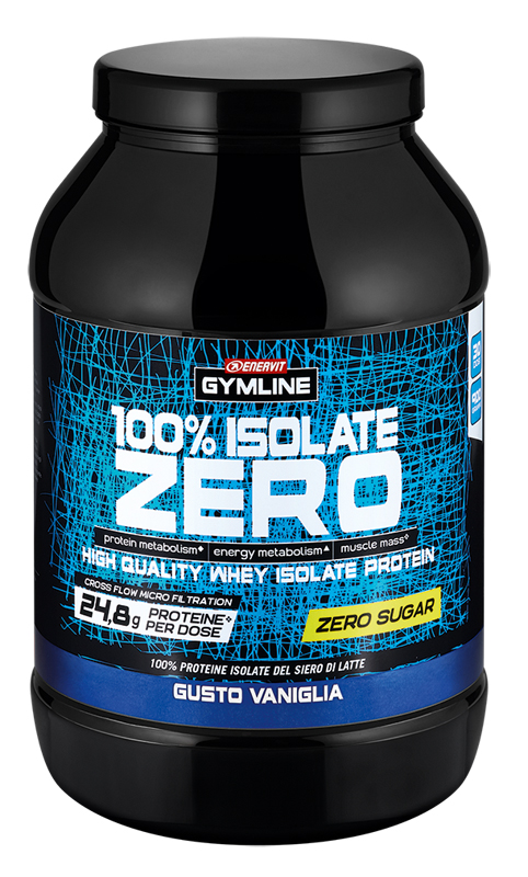 GYMLINE 100% WHEY ISO ZERO VANIGLIA 900 G - doctorpill.it