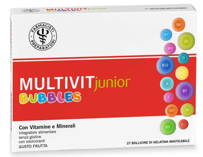 LFP MULTIVIT JR BUBBLES 27 GEL - doctorpill.it