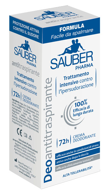 SAUBER DEOANTITRASPIRANTE 72H CREMA 30 ML - doctorpill.it