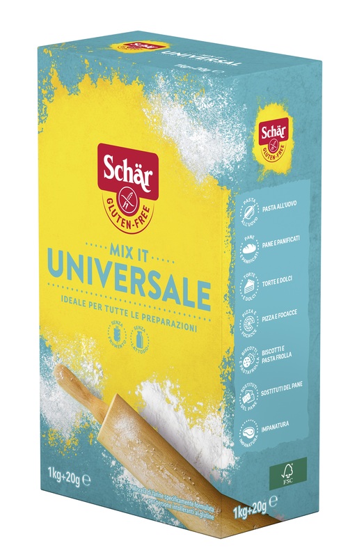 SCHAR MIX IT FARINA UNIVERSALE SENZA LATTOSIO 1 KG + 20 G - doctorpill.it