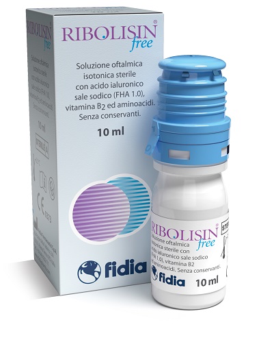 COLLIRIO SOLUZIONE OFTALMICA RIBOLISIN FREE 10 ML - doctorpill.it