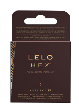 HEX PRESERVATIVI RESPECT LELO 3 PEZZI - doctorpill.it
