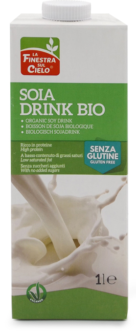 BEVANDA SOIA DRINK SENZA GLUTINE BIO 1 LITRO - doctorpill.it
