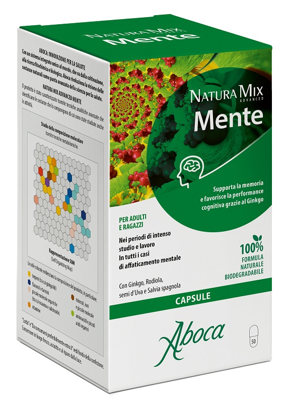 NATURA MIX ADVANCED MENTE 50 CAPSULE - doctorpill.it